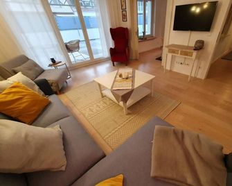 Spacious city apartment with 100sqm & large terrace (85sqm) - Coesfeld - Sala de estar