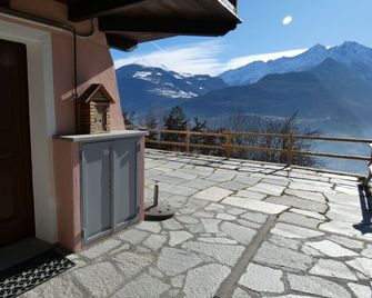 Apartment with crazy view of gran paradise - Saint-Nicolas - Balcony