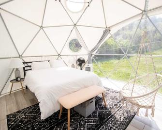 Dome 1@ Smoky Mountains Glamping Dome #1 Read Details - Cosby - Bedroom