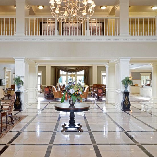 Lobby view of Hampton Inn & Suites Vicksburg