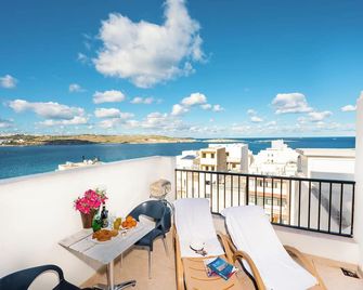 Seashells Studio Seaview terrace - Bugibba - Balcony