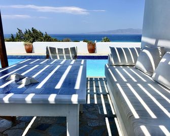 Kamari Villa-H With Private Pool - Naxos - Balcon