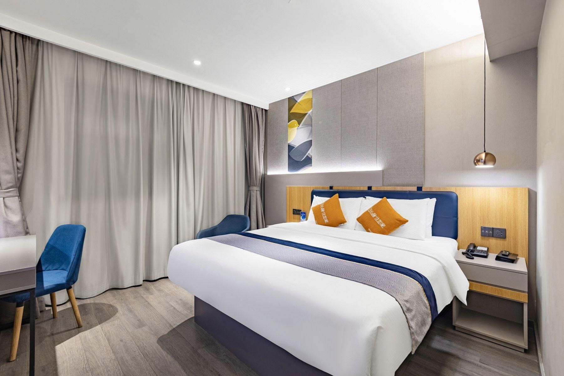 Home Inn Style Golden Nanjing Xinjiekou Metro Station - نانجينغ - غرفة نوم