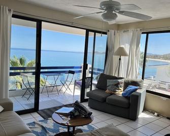 Beachfront Condo with Outstanding Views! - Los Barriles - Living room