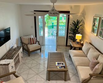 Beautiful new N1 2 bedroom apartment in Gd Case - Marigot - Living room