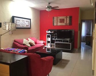 Best American Standards Caribbean Condo Rental - P.D.C - Playacar - Playa del Carmen - Living room