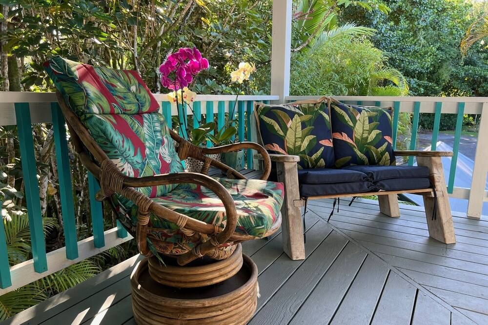 Aloha Suite: Watch Whales, Breakfast Included At Ala Kai Bed And Breakfast - הוואיאן פרדייס פארק - מרפסת