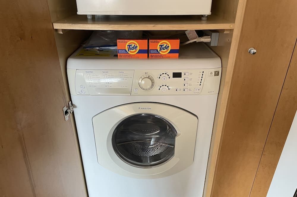 Laundry facility view of Whistler Village Centre by Latour