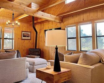 Mountain Cabin w Views / Fire Pit / Front Porch/ Private/ 22 mi Ski Wolf Creek! - South Fork - Sala de estar