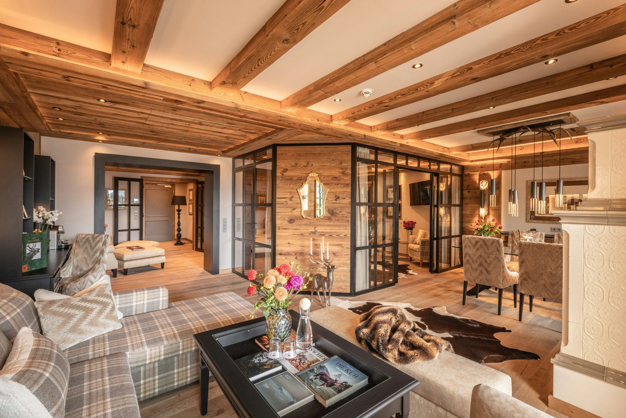 ألبين ريزورت ساشر - مدينة سيفيلد - غرفة معيشة