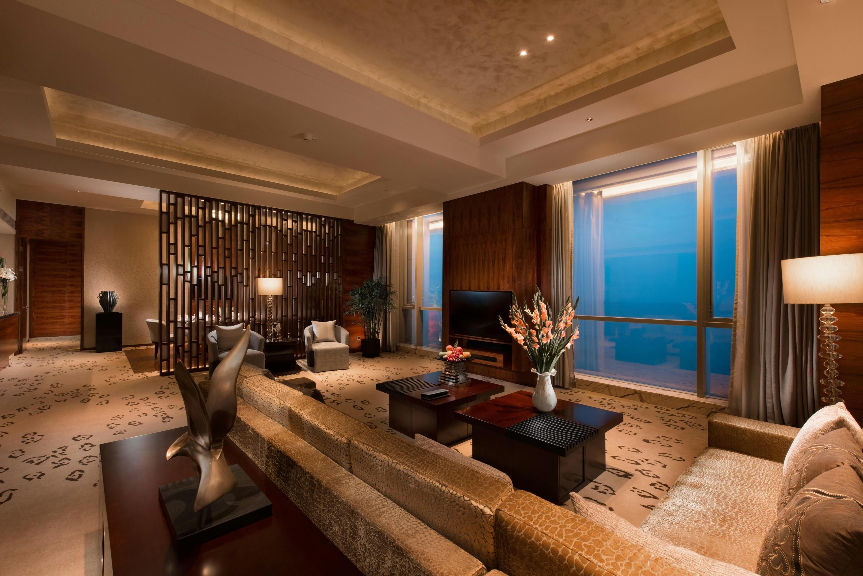 Hilton Yantai Golden Coast - Yantai - Olohuone