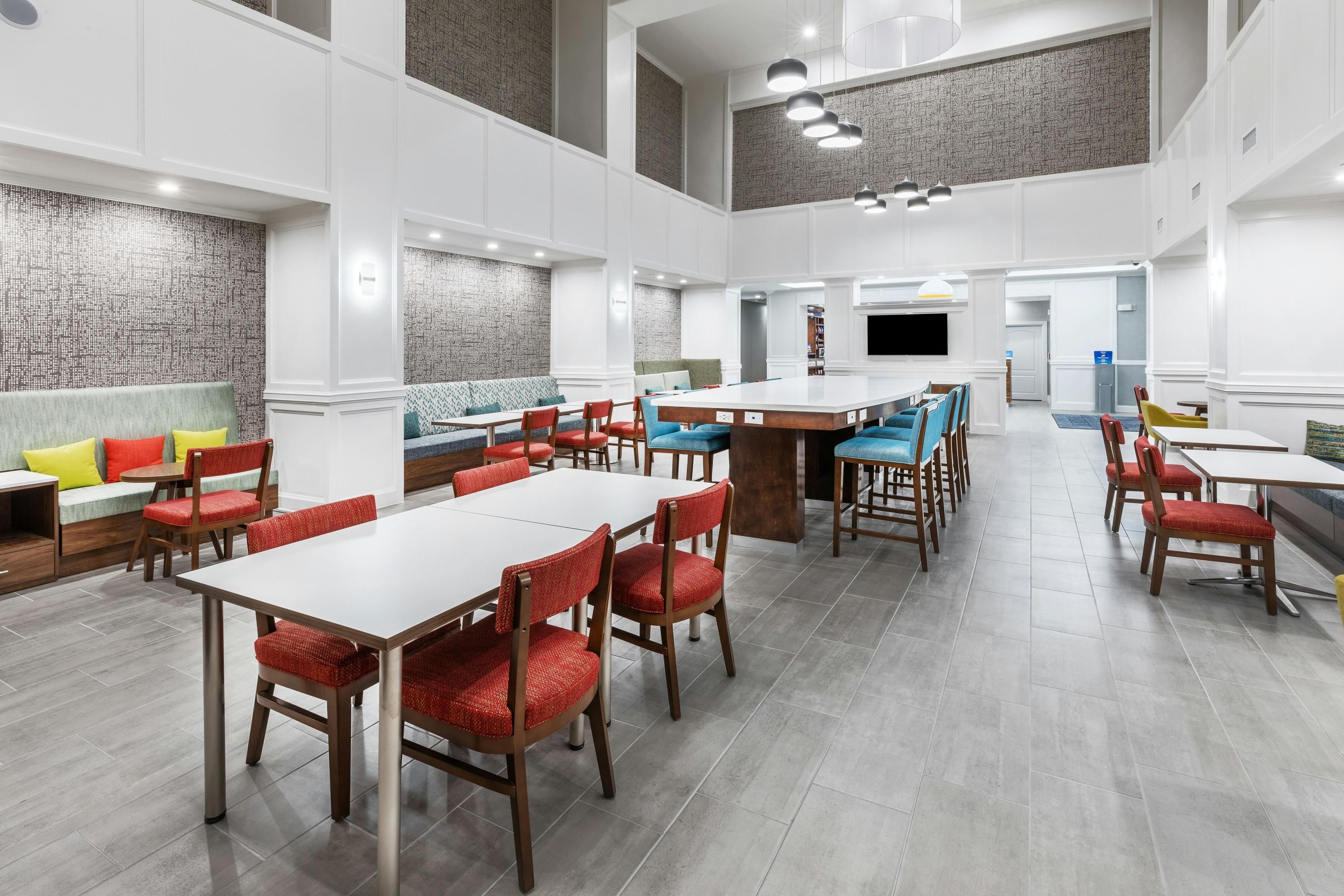 Hampton Inn & Suites by Hilton Dallas I-30 Cockrell Hill - Dallas - Restaurante
