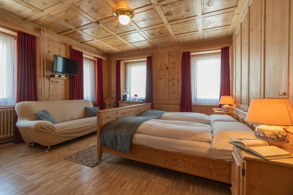 Hotel Alpina - Zernez - Habitación