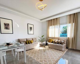 Le Safran - apt renove, spacieux et central a Marsa - Carthage (Tunisie) - Salon