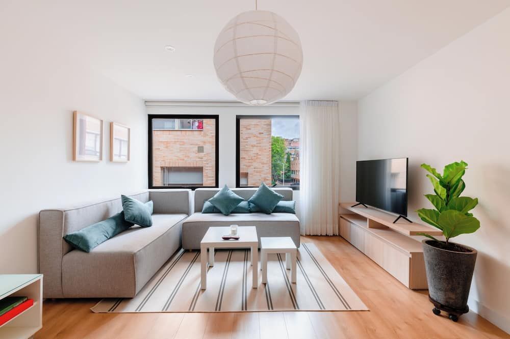 Cora 96 Street Suites & Apartments - Bogotá - Wohnzimmer