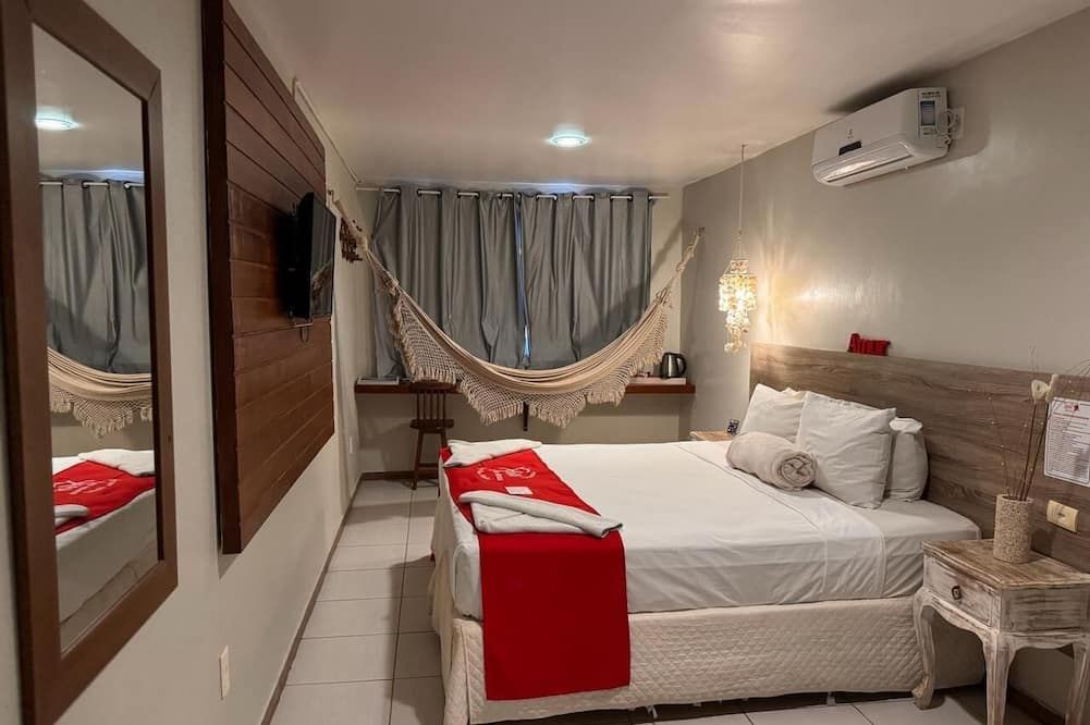 Pousada Flor de Maraca - פורטו דה גליניאש - חדר שינה