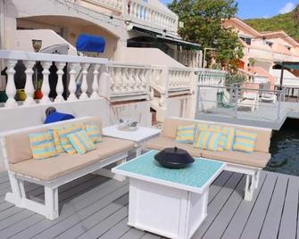 Sunny Villa in the Marina - Excellent Water Views - Jolly Harbour - Balcony