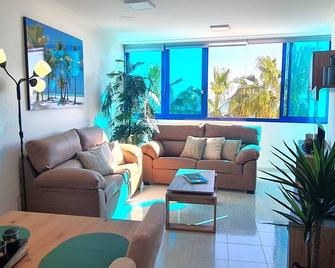 Stylish Apartments Medialuna 1ª Línea de Mar, AA, Wifi [100mbps] - Roquetas de Mar - Salon