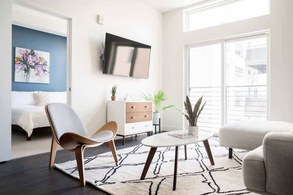 Skyline Blue Modern Loft - Zuni Lofts - دنفر (كولورادو) - غرفة معيشة