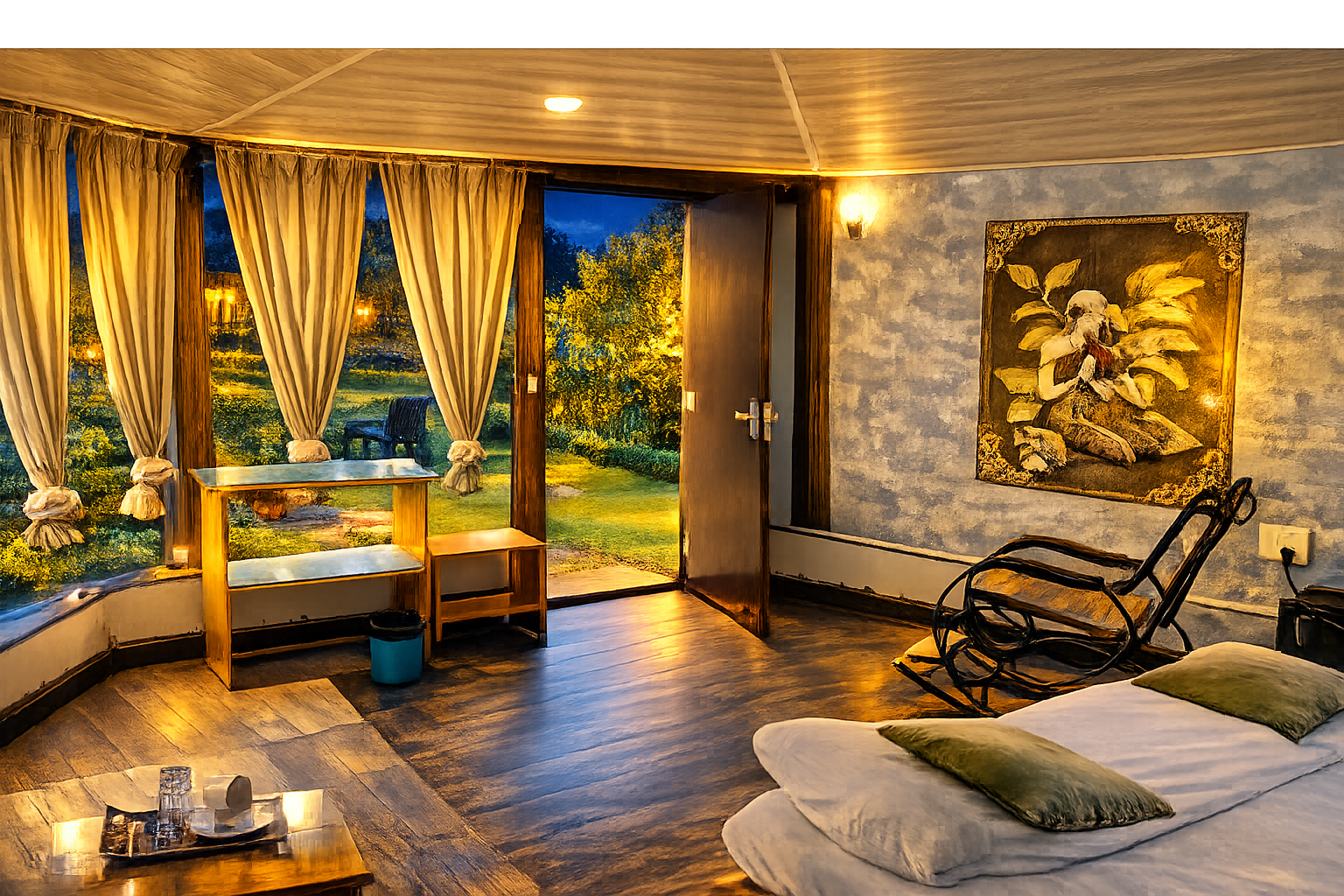 Toppers Corner - A Boutique Garden Resort - Mount Abu - Schlafzimmer