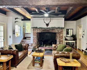 Hallmark Christmas Farmhouse, 6 acres,Huge Pool, Chef’s Kitchen,close to Mt Dora - Sorrento - Living room