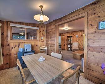 Riverfront Escape with Dock 19 Mi to Saratoga! - Lake Luzerne - Dining room
