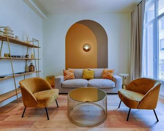 Luxury Apartment - Heart of Cannes - Rue d'Antibes - Cannes - Sala de estar