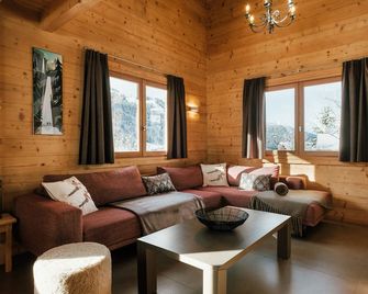 4 Chalet, 8 pers, cozy, near slopes, La Clusaz - La Clusaz - Salon