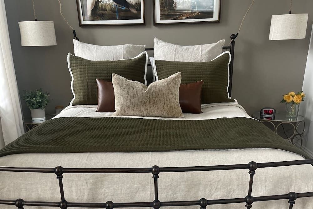 Bedroom view of Downtown Suite, Fully Furnished, 1- Bedroom /1 Bath, Work Out Room