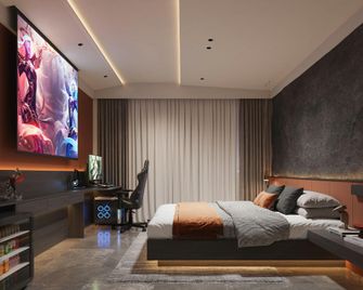 Baizouxiong Esports Hotel (Qingguoxiang Gymnasium Flagship Store) - Changzhou - Habitación