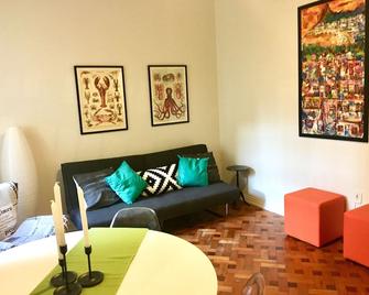 Leblon 2 Quartos 500 Metros Da Praia (Be - Rio de Janeiro - Living room