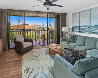 Nihi Kai Villas 504 by Parrish Kauai - great for families & Walk to Beach - Poipu - Sala de estar