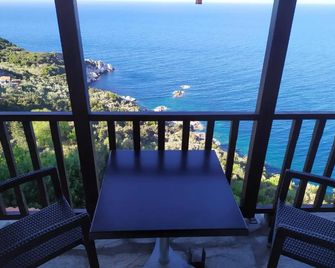 Double studio room by the sea - Tsagkarada - Balcon