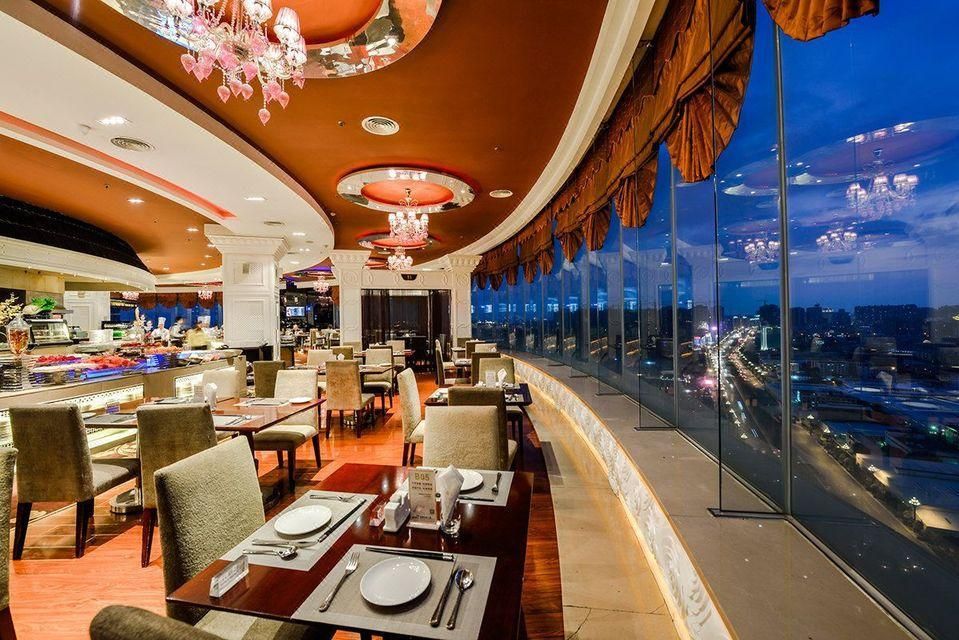 Grand Honor International Hotel - تشيوانتشو - مطعم