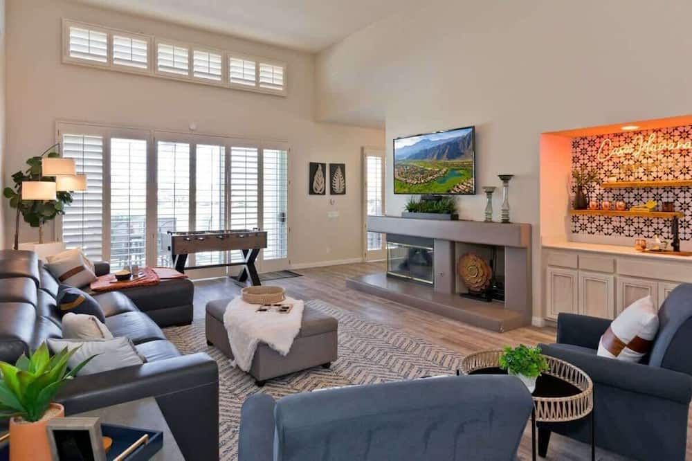 Casa Havana Stunning Views Pool Spa Pga West 4br - La Quinta - Wohnzimmer