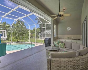 Upscale Palm Coast Home w/ Pool: 7 Mi to Beaches! - Palm Coast - Balcony