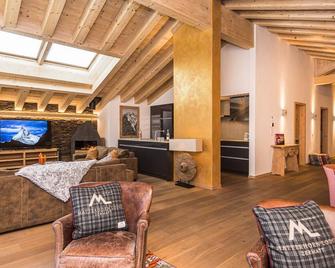 Matterhorn Lodge Hotel & Appartements - Zermatt - Wohnzimmer