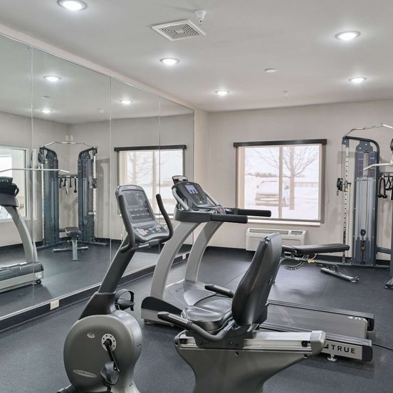 Gym view of Sleep Inn and Suites Washington near Peoria