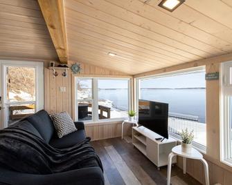 Les Chalets Tourisma - Loft au bord du fleuve - La Cabine - Lotbinière - Living room