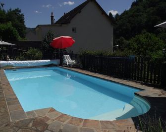 Charming Gite overlooking the river Truyere and the 14th Century bridge. - Entraygues-sur-Truyère - Pool