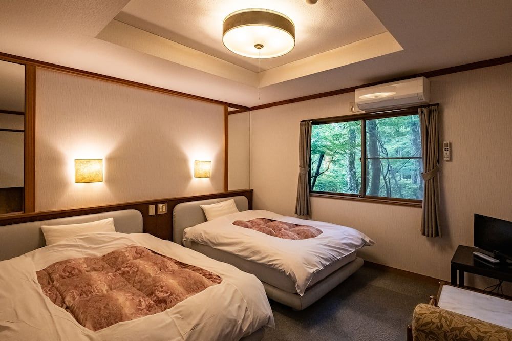 Hakone Onsen Sanso Nakamura - האקונה - חדר שינה