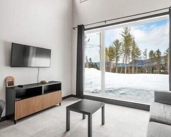 Valley view bras du Nord #spas #outdoor fireplace#nature#Mountain bike - Portneuf - Living room
