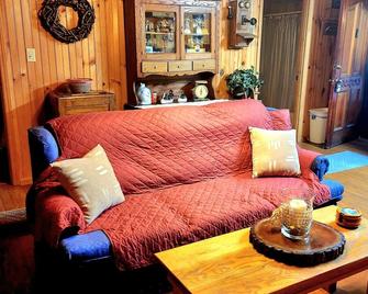 Peaceful Secluded Cabin In The 'Mountains' Of Doe Valley! - Mountain City - Sala de estar