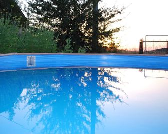Charming pebble house, outdoor jacuzzi, on the edge of the woods - Roybon - Pool