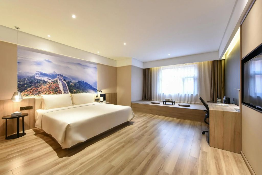 Atour Hotel Tianjin Binhai International Airport - تيانجين - غرفة نوم