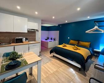 Jacuzzi superbe appartement avec parking centre - Narbona - Habitación