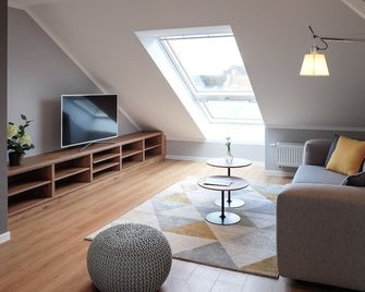 Glueck Auf Appartements Ruettenscheiders - Essen - Sala de estar