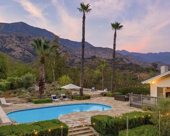 Peaceful 5 bedroom home with stunning views - Ojai - Pool