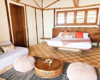 Cabaña de Lujo Frente al Mar, en Playa Privada - Dibulla - Bedroom