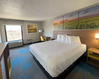 Days Inn & Suites by Wyndham Cedar Rapids - Cedar Rapids - Bedroom